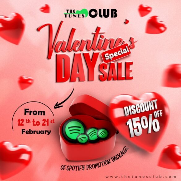 Grab a 15% Discount on Spotify Promotion Services from The Tunes Club