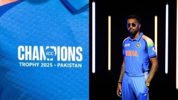 Team India’s Jersey For Champions Trophy Revealed: Featuring Host Nation Pakistan’s Name