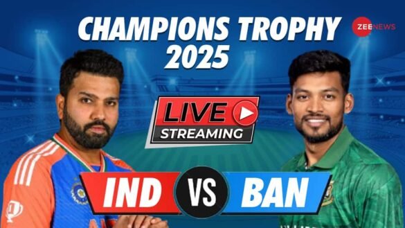 IND VS BAN Free Live Streaming Details: When and Where To Watch India Vs Bangladesh CT-2025 2nd Match Live Telecast On TV Channel, Mobile Apps And Online In India