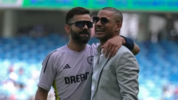 Virat Kohli-Shikhar Dhawan BROMANCE Grabs Spotlight Ahead Of IND vs BAN ICC Champions Trophy 2025 Match In Dubai