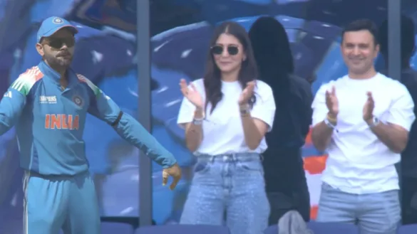 India Vs Australia: Anushka Sharma’s Unmissable Reaction As Virat Kohli Breaks Into A Bhangra, Karan Aujla Cheers In Stands