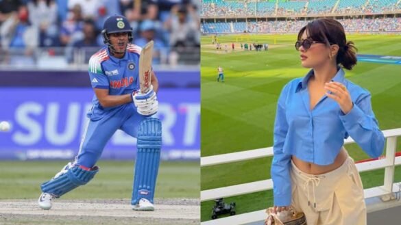 Shubman Gill’s Rumored Girlfriend Avneet Kaur Spotted At Dubai International Stadium During IND vs AUS Champions Trophy Semifinal – Watch