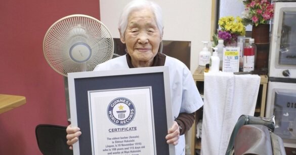 108-Year-Old Japanese Woman Named World’s Oldest Female Barber