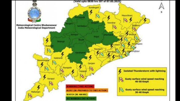 Odisha districts to experience thunderstorms, hot and humid conditions; mercury to rise, predicts IMD